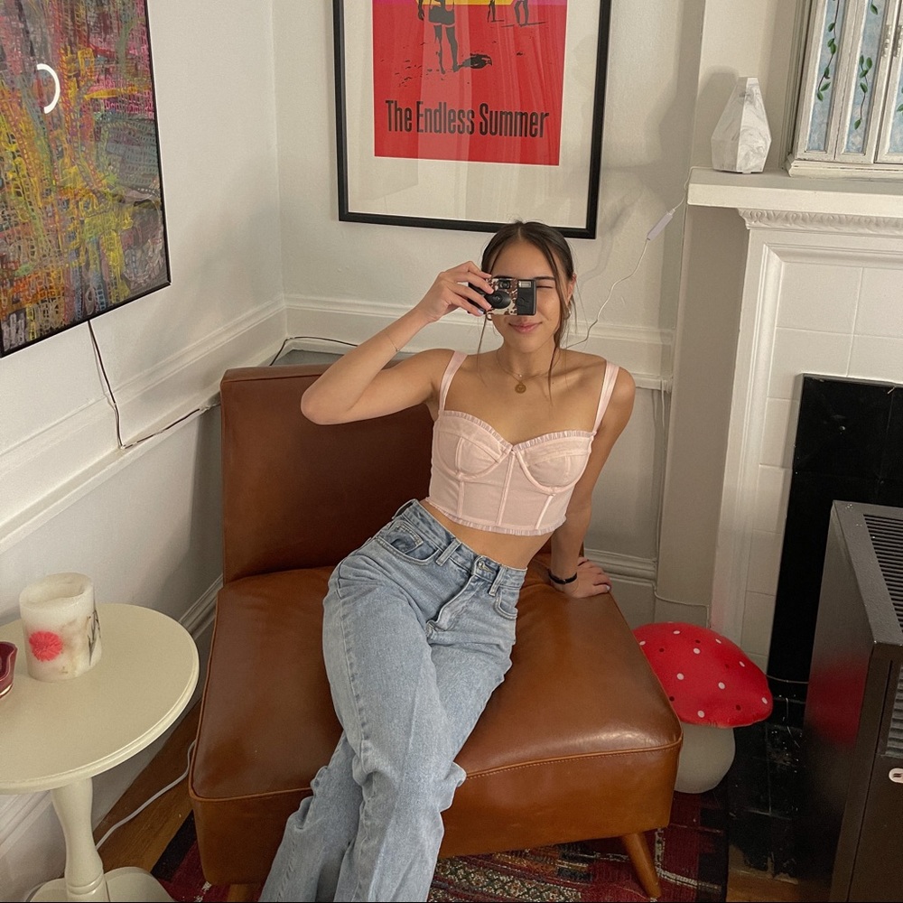 Oh Polly NWT Pink Bustier